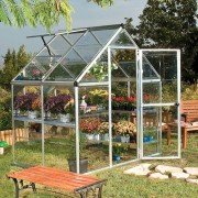 Harmony 6x4 - Silver Small Greenhouse